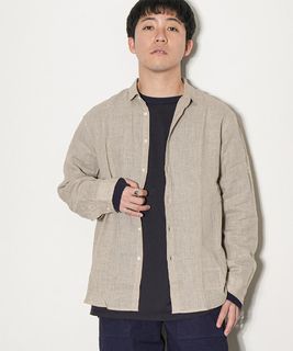 【SALE 50%OFF】nonnative(ノンネイティブ) STRANGER L/S SHIRT LINEN OXFORD ストレンジャーロングスリーブリネンオックスフォード メンズ トップス ボタンシャツ 長袖 リネンシャツ セール [NN-S4607]