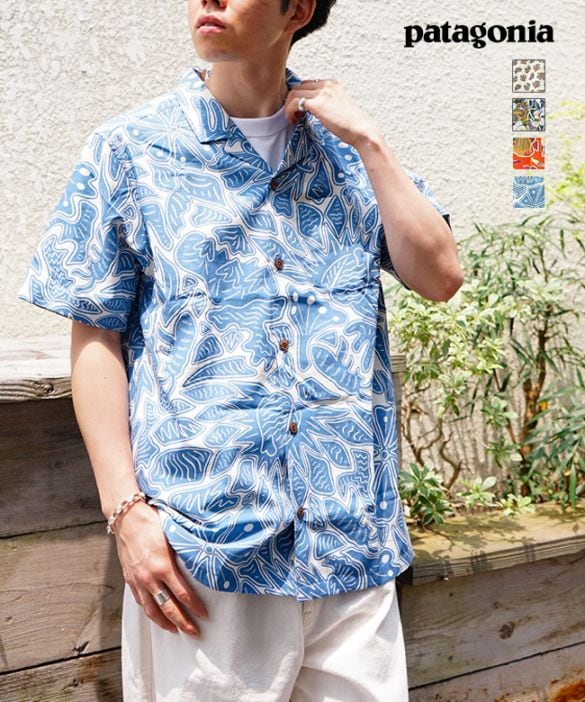 美品 パタゴニア タイダルスレッズキャンプシャツ ブラック 黒 L パタロハ patagonia パタゴニア タイダルスレッズキャンプシャツ メンズ