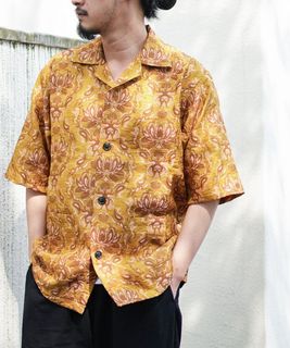 【SALE 30%OFF】NEEDLES(ニードルズ) Needles×Kae Tanaka Cabana Shirt - KT Jacquard ニードルズ×カエタナカ カバナシャツ - KTジャガード セール [QV430]