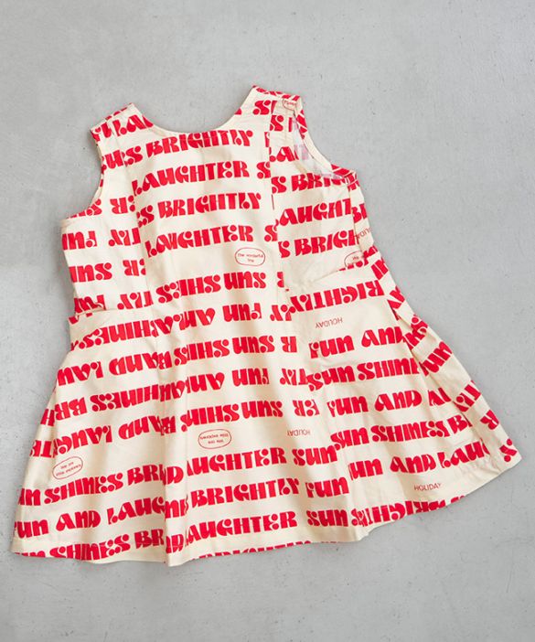 [P317015]p.premier(ピードットプルミエ)/F.O.KIDS(エフオーキッズ) イロチ買いしたい夏すぎる総柄パラソルフレアワンピース 90 100 110 120 130 140サイズ 【メール便対応可】