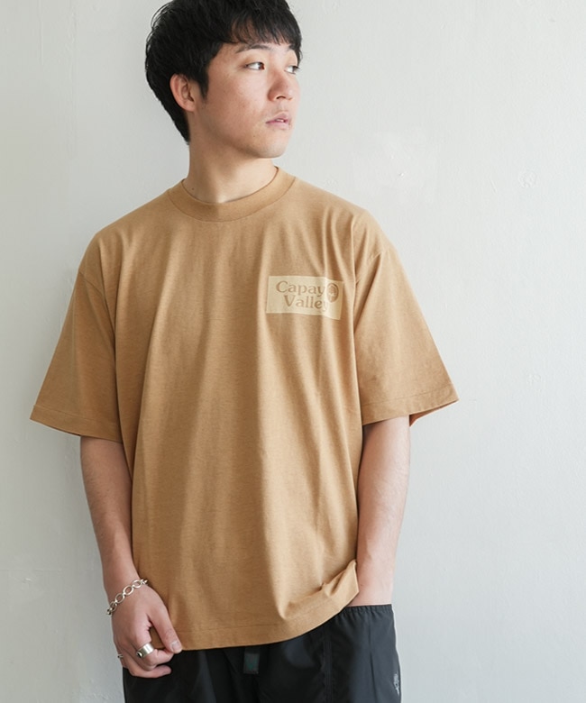 [UNS25SST001B]UNDYED(アンダイド) 30PV S/S Pt Tee(CV ATHLETIC) ショートスリーブプリントT(カペイバレーアスレチックデパートメント) メンズ トップス カットソー 半袖 プリントT