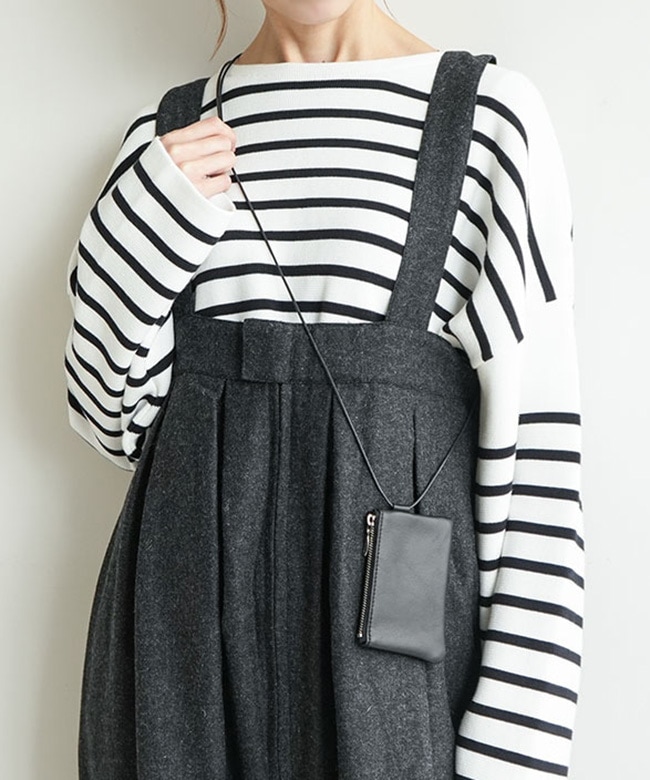 ◇【ご予約商品／8月下旬頃入荷予定】[t3008]TIDEWAY(タイドウェイ)×SOLAMONAT(ソラモナ)  WOODYHOUSE限定 N/S NECK POCHE マルチケース コインケース カードケース ショルダー【他商品と同時注文不可】