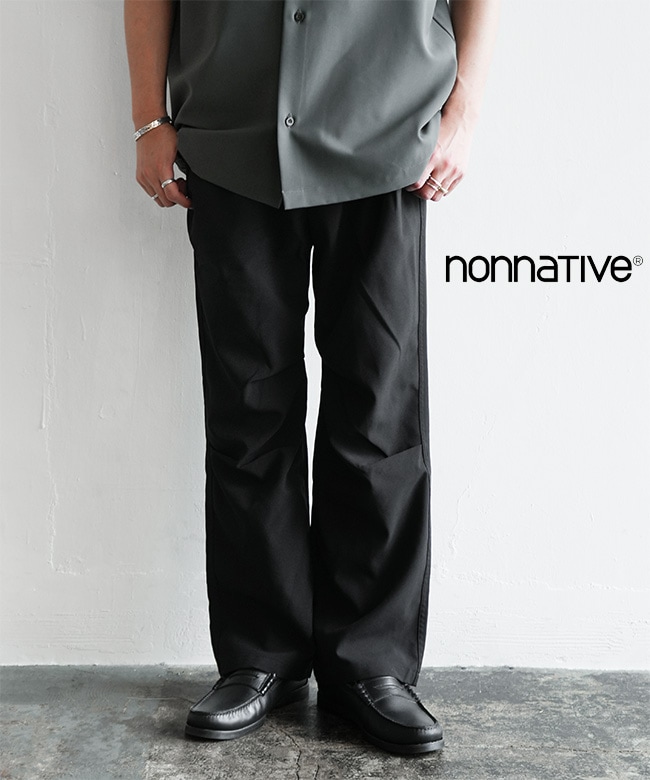 [NN-P4639]nonnative(ノンネイティブ) DWELLER EASY PANTS POLY WEATHER ドウェラーイージーパンツ ポリウェザー メンズ ボトムス テーパードパンツ