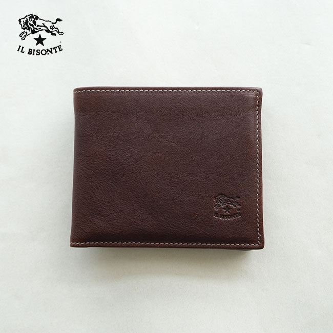 ◇【訳あり/20%OFF】【国内正規販売店】[54232307041]IL BISONTE(イルビゾンテ)  2023 SPRING SUMMER/ウォレット/2つ折り財布/ヴィンテージ レザー