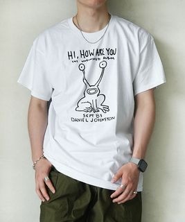 DANIEL JOHNSTON (ダニエル・ジョンストン) S/S TEE HI HOW ARE YOU ショートスリーブTシャツ メンズ トップス 半袖 [040036]