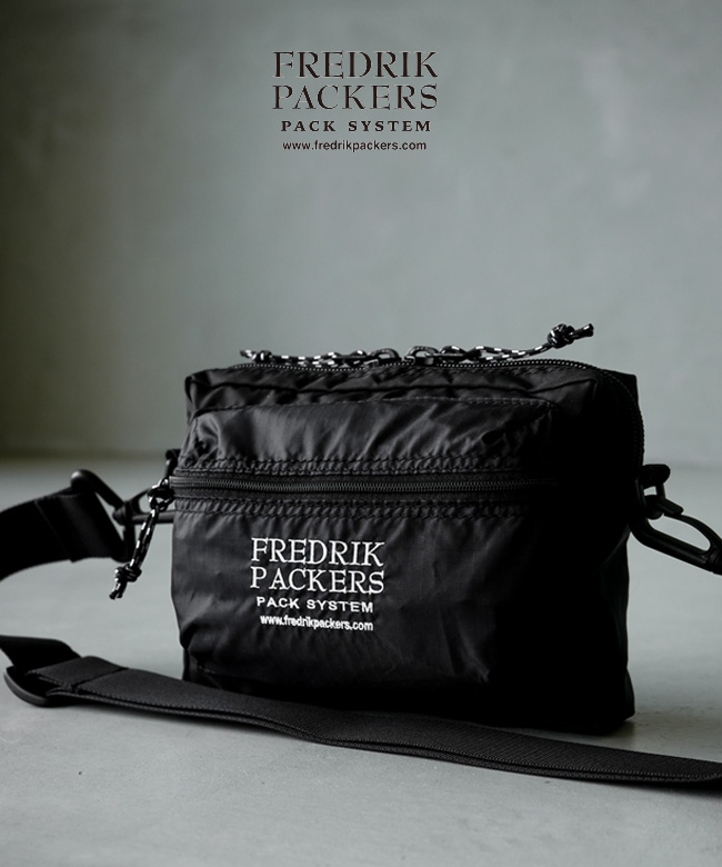 [210d-accord-shoulder-s]FREDRIK PACKERS(フレドリック パッカーズ) ACCORD SHOULDER ショルダーバッグ 鞄 ブラック 黒