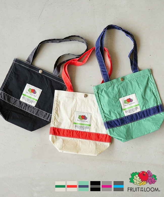 FRUIT OF THE LOOM(フルーツ オブ ザ ルーム)FTL NYRON TOTE BAG M