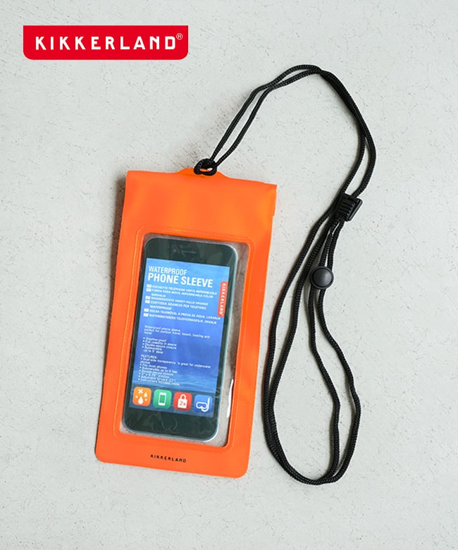 [KCD108OR]KIKKERLAND(キッカーランド) WATERPROOF PHONE SLEEVE 