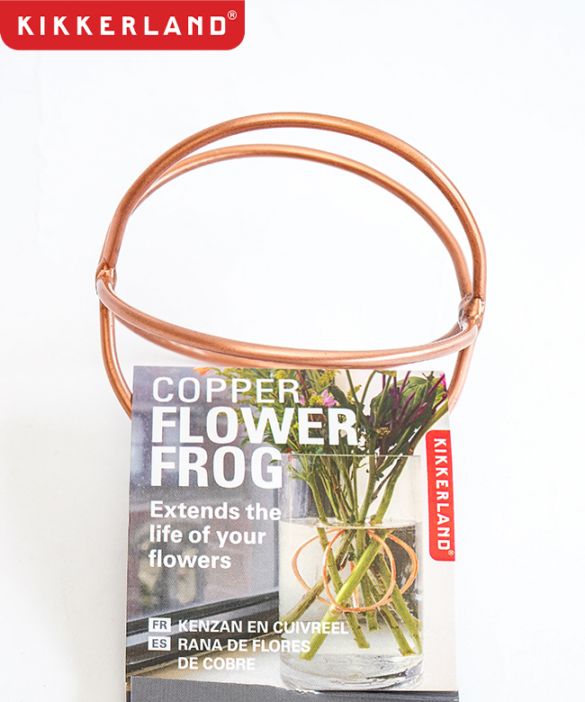 [KCD683]KIKKERLAND(キッカーランド) Copper Flower Frog コッパー フラワーフロッグ フラワーホルダー