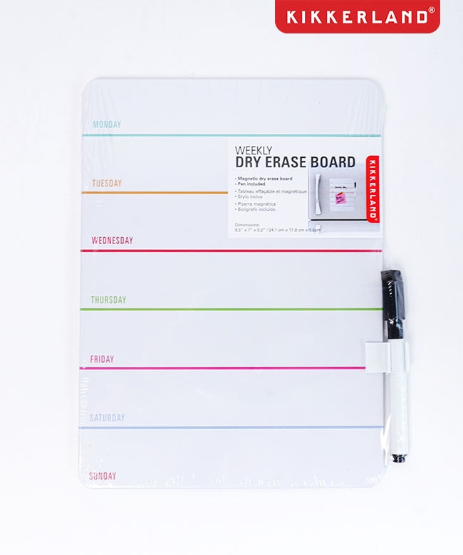 [KMH70]KIKKERLAND(キッカーランド) ウィークリードライイレースボード Weekly Dry Erase Board スケジュールボード