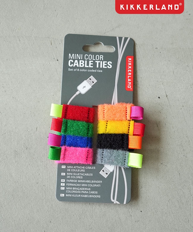 [KUS79S]KIKKERLAND(キッカーランド) ミニカラーケーブルタイ Mini Color Cable Ties ケーブルバンドセット