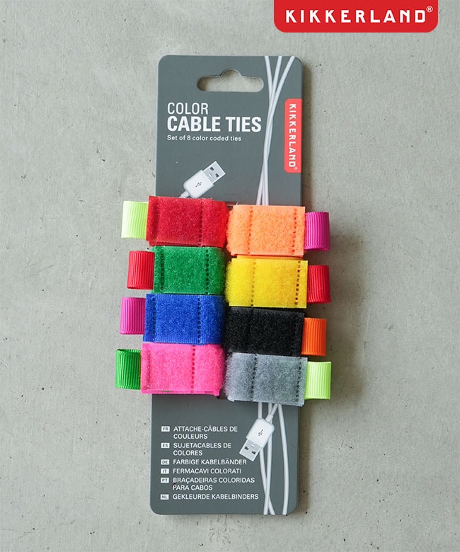 [3003]KIKKERLAND(キッカーランド) カラーケーブルタイ Color Cable Ties ケーブルバンドセット