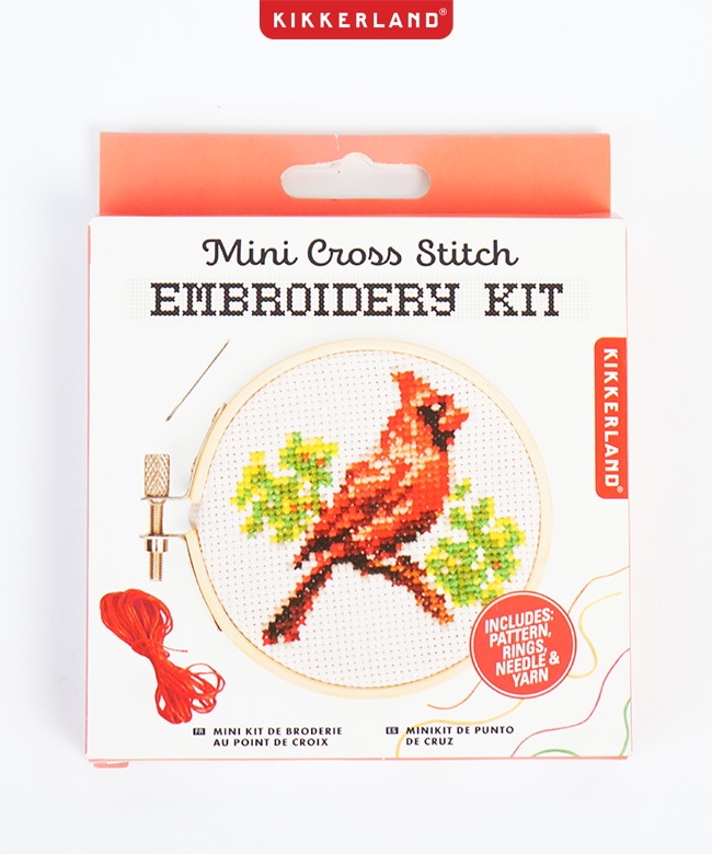[KGG276]KIKKERLAND(キッカーランド) Cardinal Mini Cross Stitch Embroideryカーディナルミニクロスステッチ刺繍