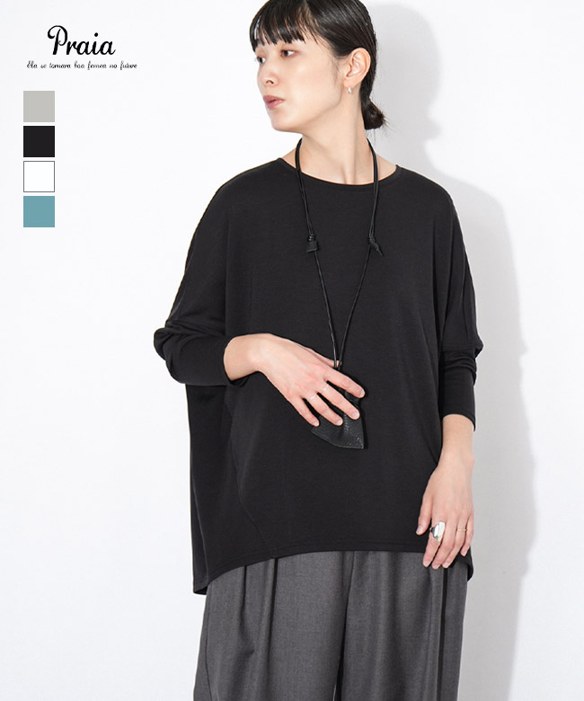 トップス miho1025 3-739960]Midi Umi(ミディウミ) sheer swing top shirt シアー