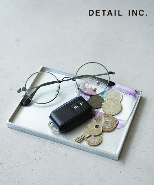 [3416L]DETAIL(ディティール) Aluminium Tray Rectangle Large アルミニウム トレイ レクタングル