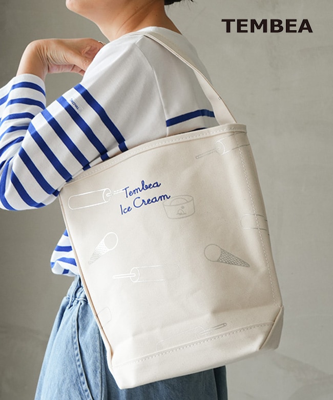 TMB-0985N]TEMBEA(テンベア) BAGUETTE TOTE SMALL PRINT バゲット