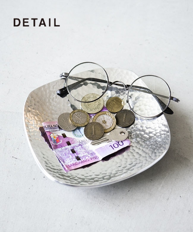 [83533]DETAIL(デティール)Aluminium Tray アルミニウムトレイ 四角 スクエア型 角型