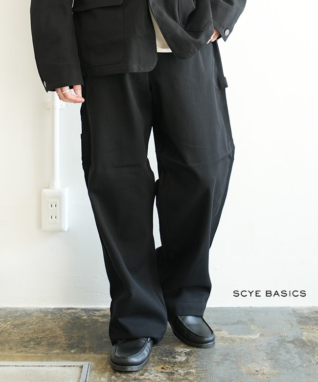 5125-83521]SCYE BASICS(サイベーシックス) Stretch Cotton Duck