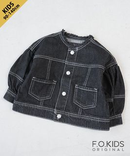【SALE 30%OFF】SERAPH(セラフ)/F.O.KIDS(エフオーキッズ)ふんわり袖の デニム ジャケット 長袖 90 100 110 120 130 140サイズ セール [S404055]
