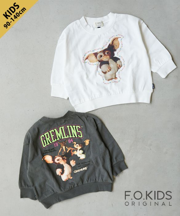 [R406105]F.O.KIDS(エフオーキッズ)グレムリン 長袖Tシャツ 90 100 110 120 130 140サイズ【メール便対応可】