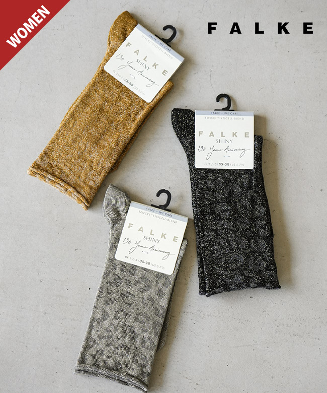 【SALE 50%OFF】[47201]FALKE(ファルケ) Shiny Socks Special Edition シャイニーソックススペシャルエディション レディース 靴下 ソックス ヒョウ柄 【メール便対応可】 セール