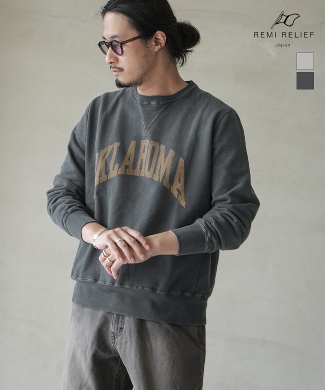 REMI RELIEF スウェット REMI RELIEF（レミレリーフ） スウェットクルー｜ROCOCO ONLINE