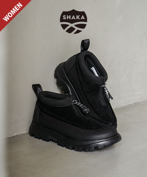 [SK-290V2]SHAKA(シャカ) ZIP MOCCASIN BOOTIE EX ジップモカシンブーツ シューズ レディース 靴