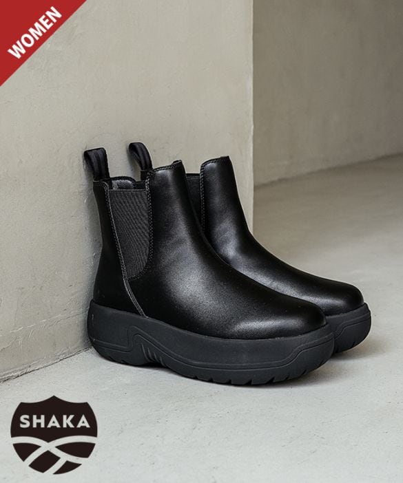 [SK-335]SHAKA(シャカ) CHELSEA BOOTIE EVOL CHUNKY チェルシーブーティーエボルチャンキー レディース シューズ ブーツ