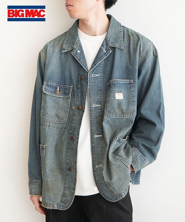 BIG MAC デニムカバーオール 40's BIG MAC Denim coverall ww2 made in USA【42】ビック