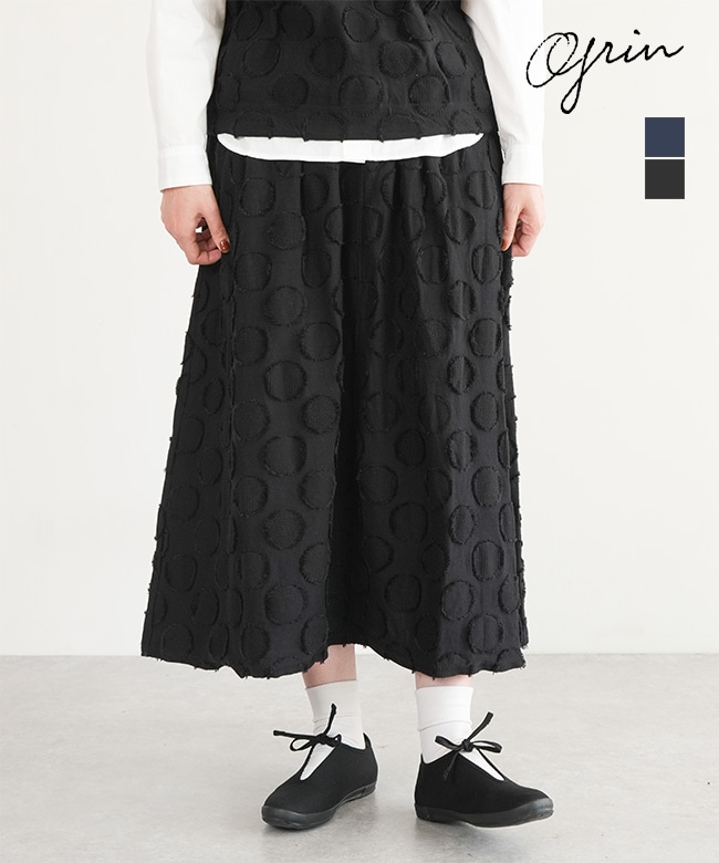 最終価格★yukiemon オーナメント柄ジャガードスカート黒 M タグ付き 限定価格☆yukiemon オーナメント柄ジャガードスカート黒 M タグ付き