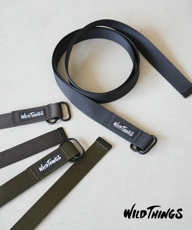 WT25173P]WILD THINGS(ワイルドシングス) W-RING BELT ダブルリング