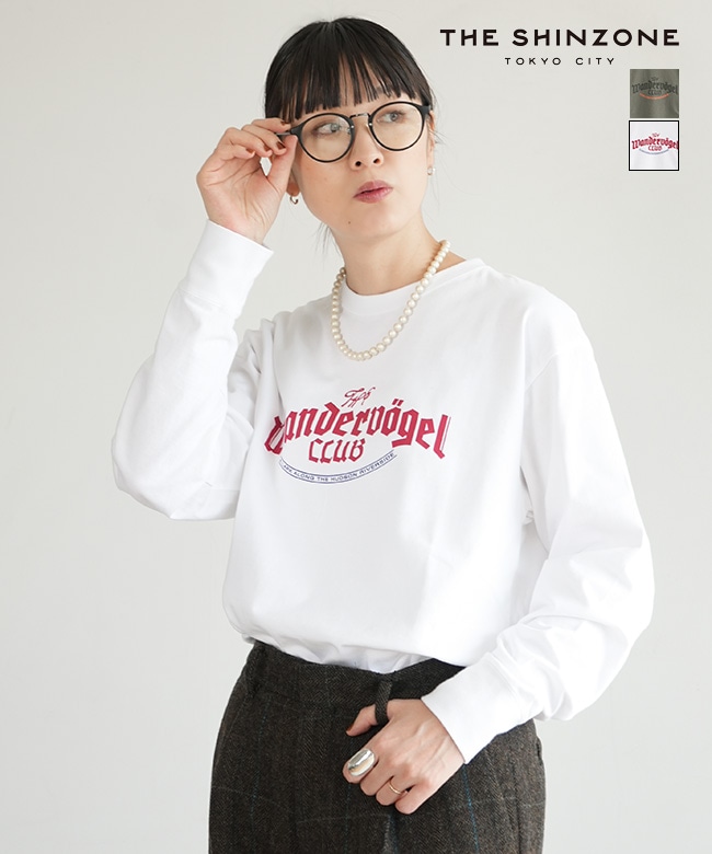 [25AMSCU08]THE SHINZONE(ザ シンゾーン) Wandervogel CLUB LONG SLEEVE TEE ワンダーフォーゲルクラブ スリーブTEE
