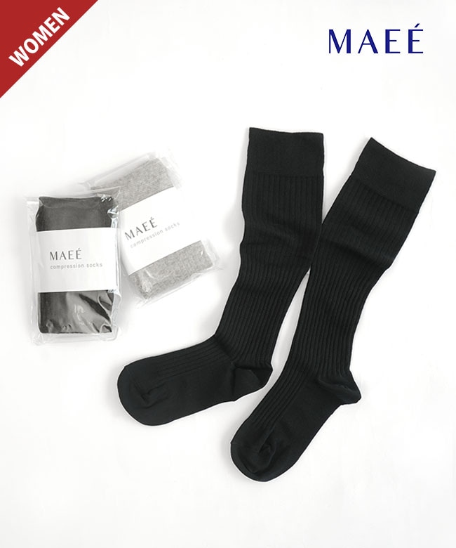 [ME1425177]MAEE(マエエ) MAEEコンプレッションソックス 着圧ソックス レディース