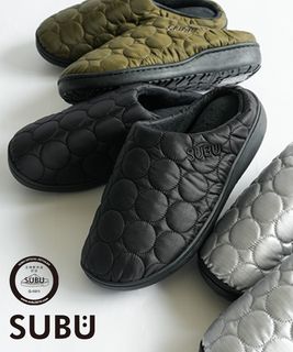 【正規販売店】[SUBU Circle]SUBU(スブ) 【携行バッグ付き】SUBU ダウンサンダル クロッグサンダル スリッポン キルティング 丸 円 プレゼント ギフト アウトドア