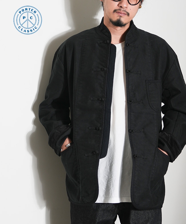 ジャケット・アウター PORTER CLASSIC _ MOLESKIN CHINESE JACKET MOLESKIN CHINESE JACKET | PORTER
