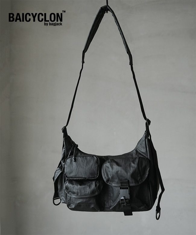 [BCL-85]BAICYCLON by bagjack(バイシクロンバイバッグジャック)MULTI POCKET SHOULDER BAG (SMALL)
