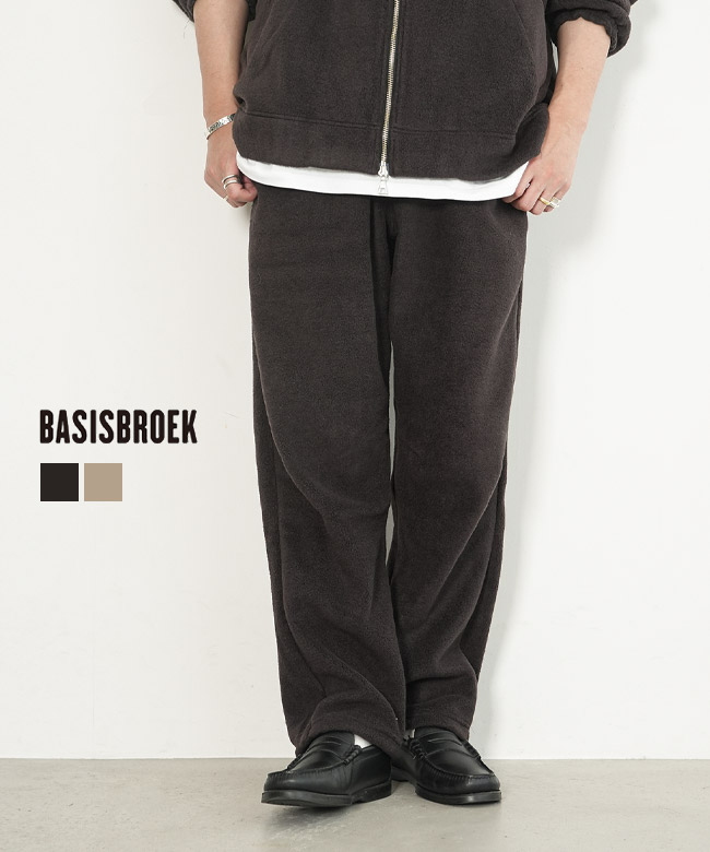 [25206W]BASISBROEK(バージスブルック) LESSEN レッセン メンズ ボトムス イージーパンツ フリースパンツ セットアップ
