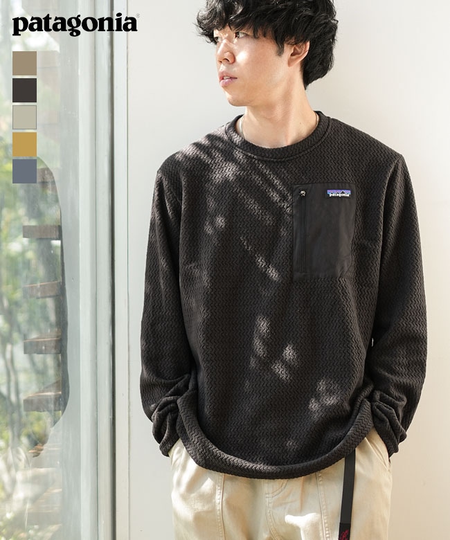 [40236]Patagonia(パタゴニア)メンズ・R1エア・クルー トップス カットソー クルーネック 長袖 ミドルレイヤー ミッドレイヤー プルオーバー ロングセラー