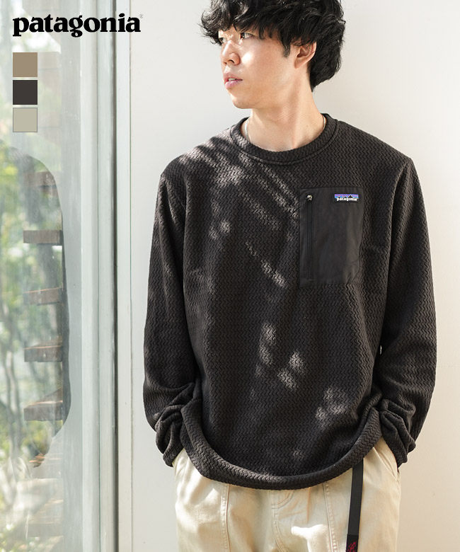 [40236]Patagonia(パタゴニア)メンズ・R1エア・クルー トップス カットソー クルーネック 長袖 ミドルレイヤー ミッドレイヤー プルオーバー ロングセラー