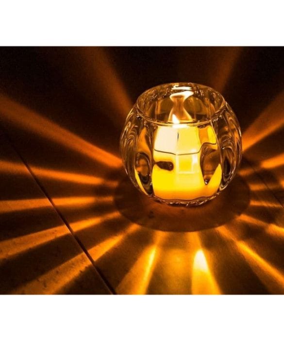 [od-candle-globe] / LOOPLE(ループル) / アウトドアキャンドル「グローブ」(アンバー)(クリア)【ラッピング対象外】【沖縄・北海道・離島配送不可】