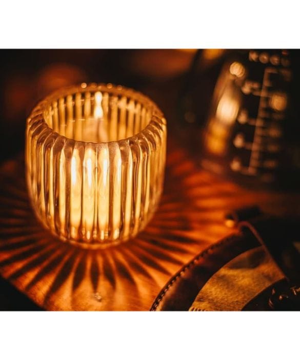 [od-candle-noix] / LOOPLE(ループル) / アウトドアキャンドル「ノワ」（クリア）【ラッピング対象外】【沖縄・北海道・離島配送不可】