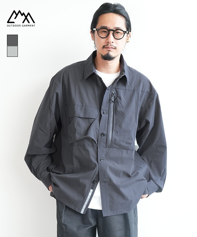 [CMF2502-S01C]CMF/COMFY OUTDOOR GARMNT(シーエムエフ/コンフィーアウトドアガーメント) G.W.SHIRTS ガイドウォーターシャツ メンズ トップス ボタンシャツ 長袖 シャツジャケット 撥水 通気性 快適