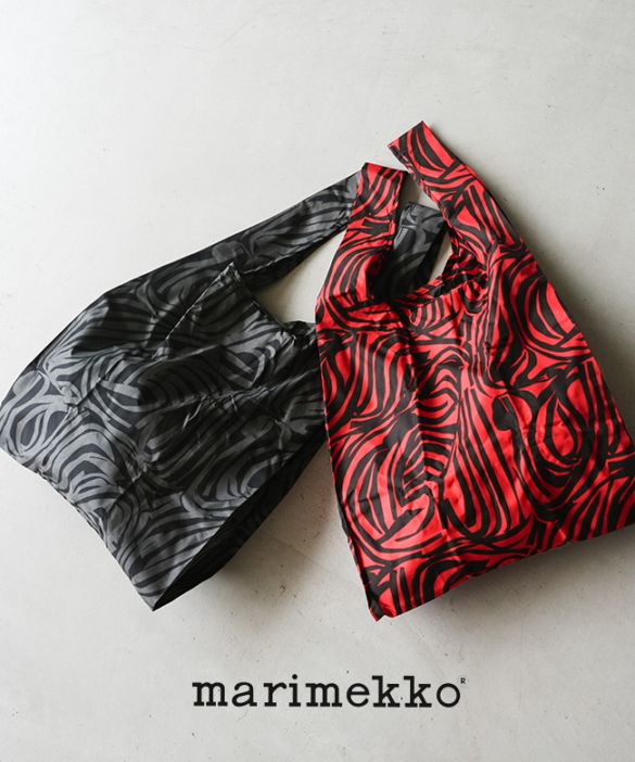 【国内正規販売店】[52254694751] marimekko(マリメッコ)Jokuraita スマートバッグ/エコバッグ【メール便対応可】