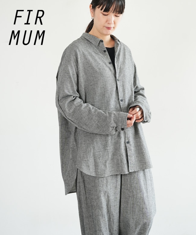 SN-FR0105SF]FIRMUM(フィルマム) コットン&リネン・チェック