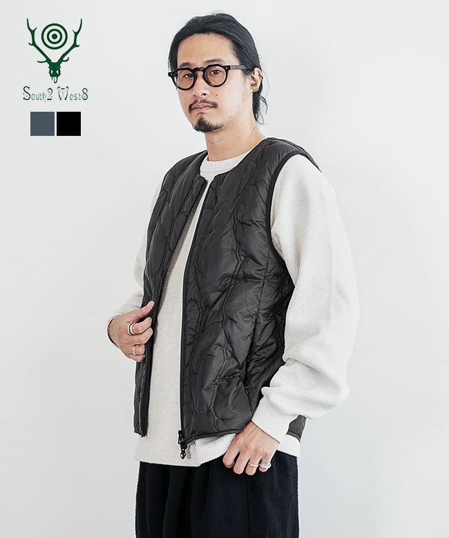 [RW697]【収納袋付き】South2West8(サウスツーウエストエイト) South2 West8 x TAION Inner Down Vest サウスツーウエストエイト×タイオン インナーダウンベスト メンズ トップス ミッドレイヤー コラボレーション 防寒 保温