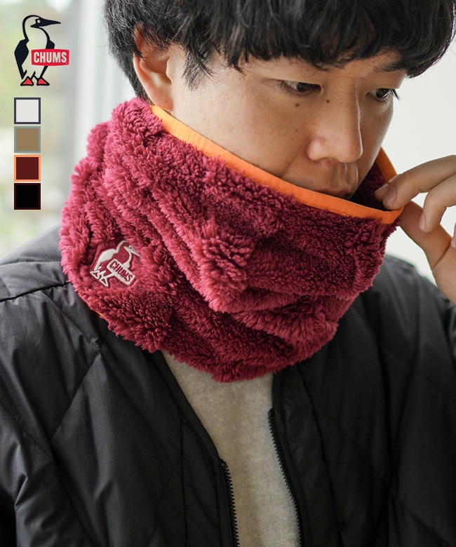 [CH09-1361]CHUMS(チャムス) Booby Elmo Long Neck Warmer ブービーエルモロングネックウォーマー ユニセックス 男女兼用 【メール便対応可】