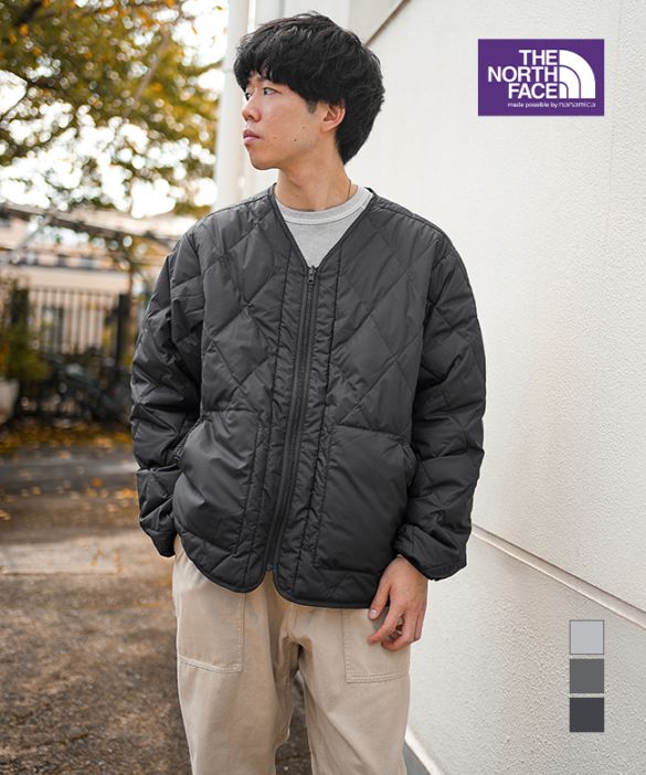 ◇[N25FA036]THE NORTH FACE PURPLE LABEL(ザ・ノース・フェイス パープルレーベル) PERTEX QUANTUM PLAS Field Down Cardigan パーテックス クアンタム プラス フィールド ダウン カーディガン メンズ トップス アウター ダウンジャケット
