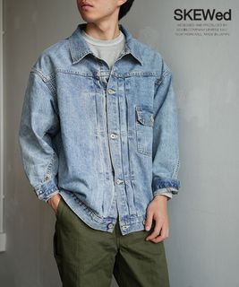 【SALE 50%OFF】SKEWed(スキュー) El Dorado Jacket エルドラドジャケット メンズ トップス デニムジャケット ジージャン Gジャン 1st ファースト ブルゾン ワンウォッシュ [HS2506-25AW] セール