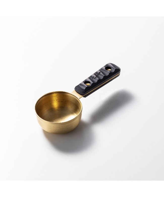 [001170] FEDECA フェデカ / コーヒーメジャースプーン / リップルブラック【ラッピング対象外】