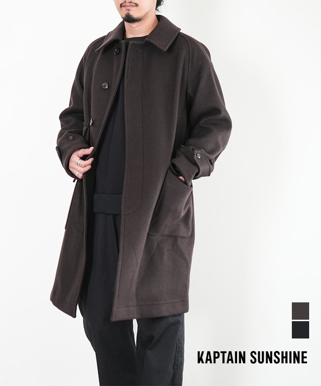 [KS25FCO03]KAPTAIN SUNSHINE(キャプテンサンシャイン) Traveller Coat トラベラーコート メンズ トップス アウター ウールコート 定番 ロングセラー